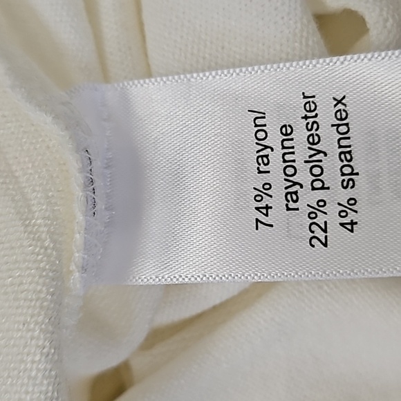 Maurices Off-White Knit Long Sleeve Multicolored Stripe Shirt NWT - Picture 15 of 15